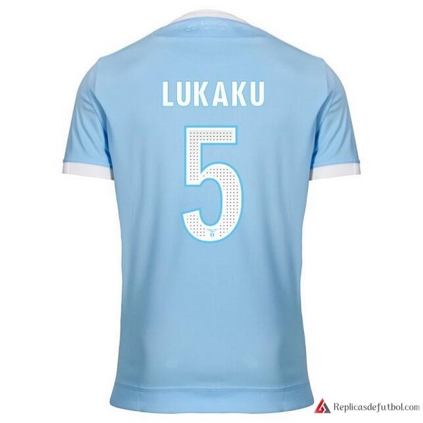 Camiseta Lazio Primera equipación Lukaku 2017-2018